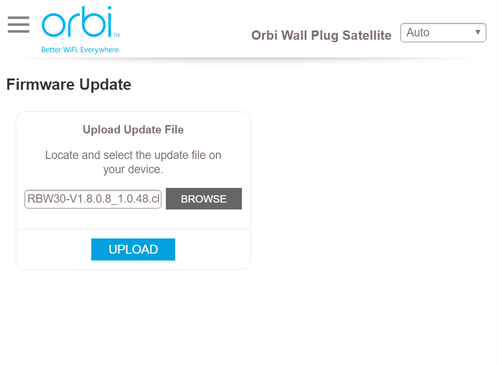 orbi firmware update via orbilogin.net or orbilogin.com orbi firmware upgrade failed error